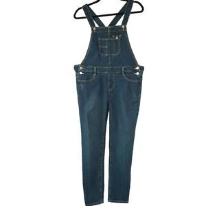 Jordache Denim Overall Girls Size 14/16 STRAIGHT LEG  29" inseam